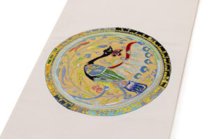 龍村光翔製（二代目 龍村平蔵）　袋帯　「波斯大鵬文」のサブ1画像