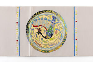 龍村光翔製（二代目 龍村平蔵）　袋帯　「波斯大鵬文」のサブ4画像