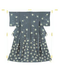 ♦︎きもの結♦︎京本政樹きものコレクション　希少品　名水紬　雪華　五泉　鍔　正絹♦︎ ♦︎きもの結♦︎京本政樹きものコレクション 希少品 名水紬 雪