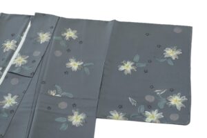 山本由季作　型絵染 訪問着のサブ1画像