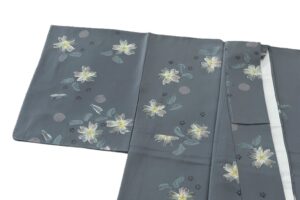 山本由季作　型絵染 訪問着のサブ2画像