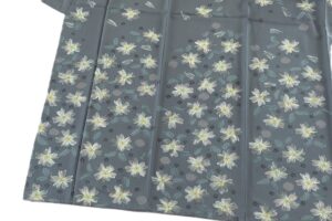 山本由季作　型絵染 訪問着のサブ3画像