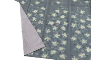 山本由季作　型絵染 訪問着のサブ4画像