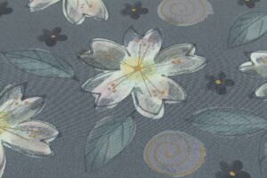 山本由季作　型絵染 訪問着のサブ7画像