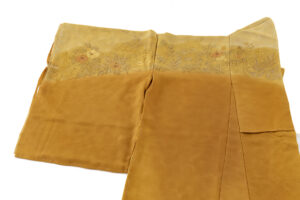 に志山染匠製（西山謙一作）　無線友禅 訪問着地　「草むら」　未仕立て品のサブ2画像