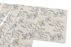 浦野理一作　縦節紬 着物のサブ1画像