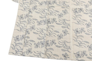 浦野理一作　縦節紬 着物のサブ2画像