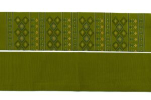 人間国宝 宮平初子作　首里花織 九寸名古屋帯のサブ5画像