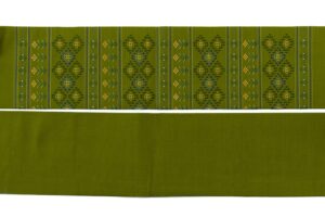 人間国宝 宮平初子作　首里花織 九寸名古屋帯のサブ6画像