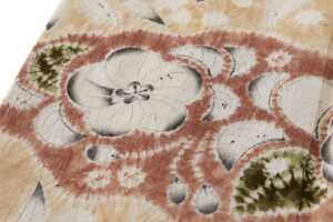 日本工芸会正会員 小倉建亮作　紬訪問着のサブ6画像