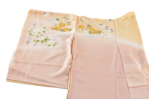 に志山染匠製　無線友禅 訪問着地　未仕立て品のサブ3画像