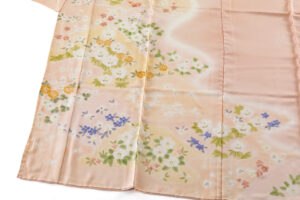 に志山染匠製　無線友禅 訪問着地　未仕立て品のサブ4画像