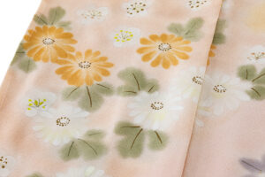 に志山染匠製　無線友禅 訪問着地　未仕立て品のサブ7画像