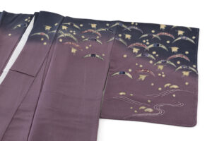 久呂田明功作　縮緬地訪問着のサブ1画像