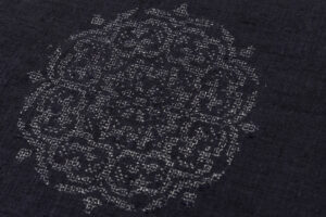 本場結城紬 １６０亀甲 着尺　未仕立て品のサブ2画像