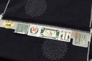 本場結城紬 １６０亀甲 着尺　未仕立て品のサブ3画像