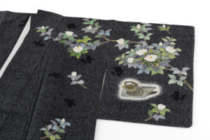 人間国宝 羽田登喜男作　訪問着　「瑞鳥」のサブ1画像