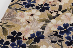 浦野理一作　縮緬九寸名古屋帯のサブ3画像