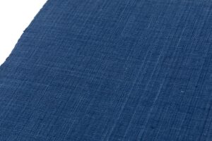 芝崎重一作　正藍染 綿着尺　未仕立て品のサブ3画像