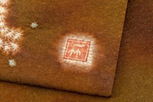 初代 久保田一竹作　袋帯　「瑞苑」のサブ6画像