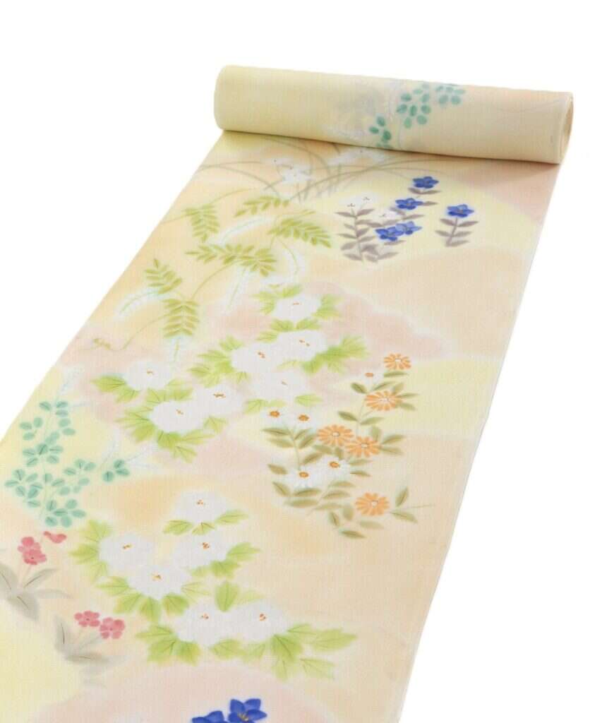 【銘品】京の名工 京友禅作家「本城仁氏作」水色ぼかし染 紋織紋意匠 訪問着 に志山染匠 の検索結果|特選きものコレクション