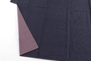 齋藤光司作　唐桟織 綿着物のサブ3画像