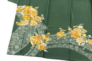 千總製　色留袖地　未仕立て品のサブ1画像