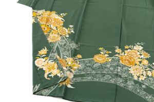 千總製　色留袖地　未仕立て品のサブ2画像