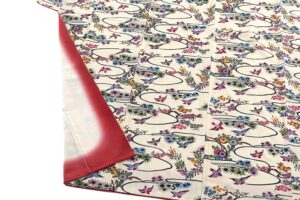 日本工芸会正会員 知念貞男作　本紅型染 小紋のサブ3画像