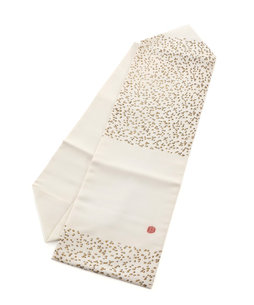 410mt83●希少！ 池田重子 結城縮 黒 単衣 奥順 はたおり娘 証紙付● 410mt83○希少！ 池田重子 結城縮 黒 単衣 奥順 はたおり娘