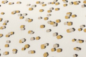 人間国宝 福田喜重作　塩瀬九寸名古屋帯のサブ3画像