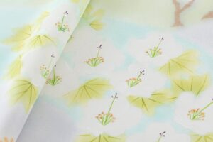 に志山染匠製　無線友禅 付下げ 着尺　未仕立て品のサブ5画像