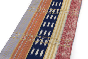 龍村晋製　袋帯　「絣手甲比丹間道」のサブ1画像