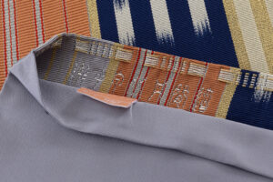 龍村晋製　袋帯　「絣手甲比丹間道」のサブ5画像