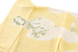 に志山染匠製　無線友禅 訪問着地　未仕立て品のサブ2画像