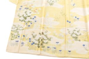 に志山染匠製　無線友禅 訪問着地　未仕立て品のサブ4画像