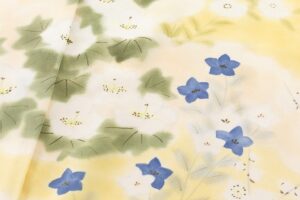 に志山染匠製　無線友禅 訪問着地　未仕立て品のサブ6画像