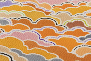 伊砂正幸作　型絵染 九寸名古屋帯のサブ2画像