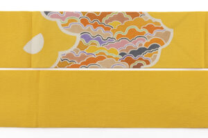 伊砂正幸作　型絵染 九寸名古屋帯のサブ5画像