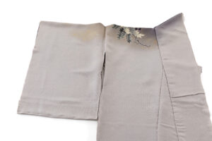 浦野理一作　縮緬訪問着地　未仕立て品のサブ3画像