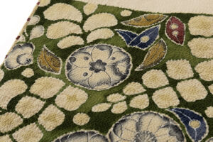 久呂田明功作　縮緬九寸名古屋帯のサブ2画像