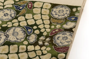 久呂田明功作　縮緬九寸名古屋帯のサブ4画像