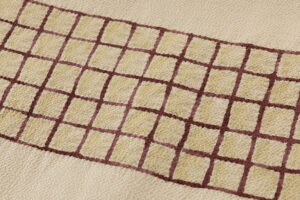 久呂田明功作　縮緬九寸名古屋帯のサブ5画像