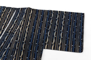 日本工芸会正会員 山村省二作　久留米絣 着物のサブ1画像