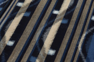 日本工芸会正会員 山村省二作　久留米絣 着物のサブ5画像