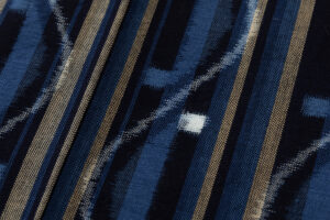 日本工芸会正会員 山村省二作　久留米絣 着物のサブ6画像