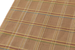 作家不詳　吉野格子 紬九寸名古屋帯のサブ3画像