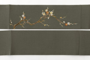 東京染繍大彦製　縮緬九寸名古屋帯のサブ6画像