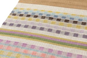 人間国宝 佐々木苑子作　紬九寸名古屋帯地　未仕立て品のサブ3画像