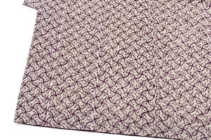 南部紫根染 紬着物のサブ2画像